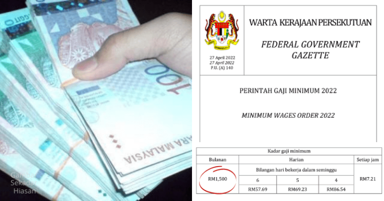 Gaji Minimum Malaysia Rm Mulai Mei Perintah Gaji Minimum