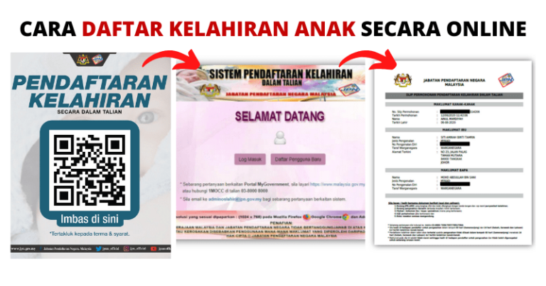 Nak Daftar Kelahiran Anak Boleh Buat Online Je Sekarang ...