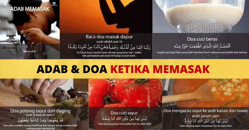 Adab Memasak Menurut Islam Doa Yang Boleh Diamalkan Agar Makanan Lebih Berkat