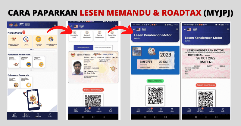 MyJPJ : Cara Semak Cukai Jalan Digital & Lesen Memandu Online